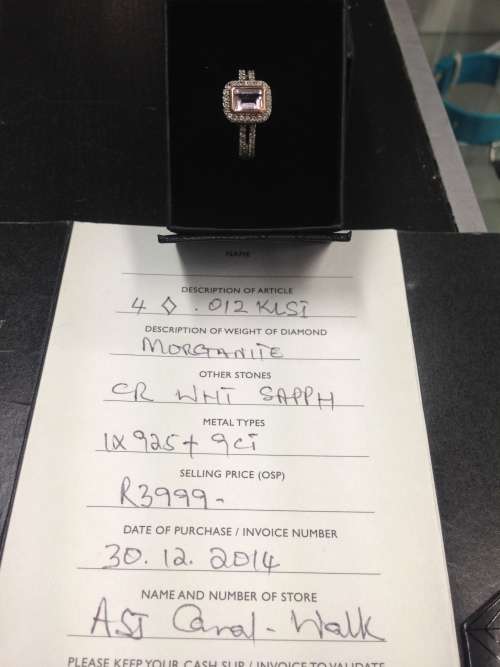 Amazing Morganite Ring